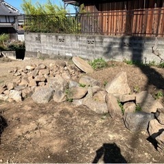 庭石いろいろの画像