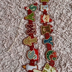 オーナメント　クリスマス用　室内装飾　紙製 メリークリスマスの画像