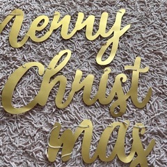 オーナメント　クリスマス用　室内装飾　紙製 メリークリスマスの画像