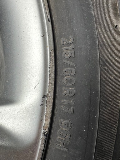 215/60 R17 96H アルミホイール タイヤ
