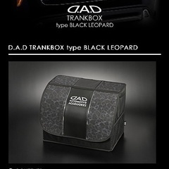 【最終価格】D.A.D ギャルソン/ DAD トランクカーゴボックスの画像