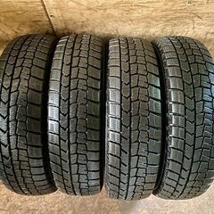 【スタッドレス】DUNLOP WINTERMAXX WM02 165/65R14 79Q 中古タイヤ×4本セット