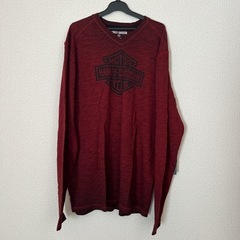 【新品未使用】ハーレーダビッドソン メンズロゴVネックTシャツ_96164-21VMの画像