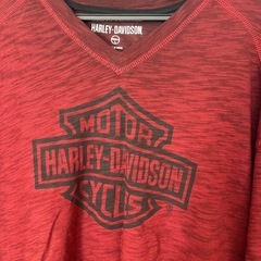 【新品未使用】ハーレーダビッドソン メンズロゴVネックTシャツ_96164-21VMの画像