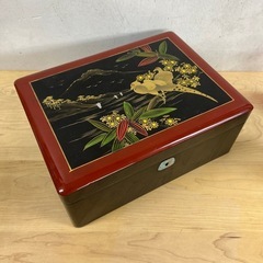 レトロ　木製　ボックス　ケース　収納箱　小物入れ