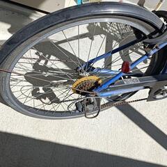 壊れた？自転車の画像