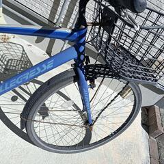 壊れた？自転車の画像