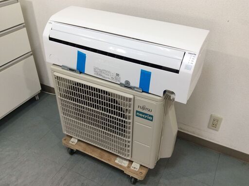 （11/24受渡済）YJT9631『安心30日間保証付』【FUJITSU/富士通 6畳用エアコン】美品 2024年製 AS-V223N-W ノクリア 家電 冷暖房 エアコン 壁掛型 単相100V
