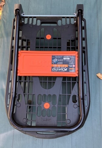トラスコ中山(TRUSCO) カルティオ 折畳 780×490 黒 MPK-720-BK 台車 折りたたみ 軽量 静音