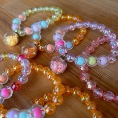 【決まりました】女の子キラキラブレスレット7個セットの画像
