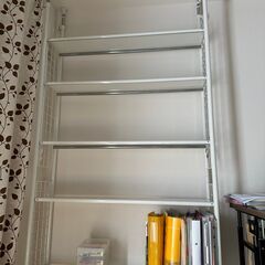 無料！中古突張りラック 幅78 奥行25 高さ209-282cm...