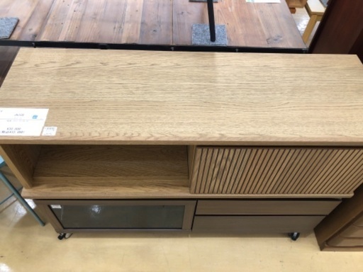 【軽トラック貸出サービス有】 UNICO テレビ台　一枚扉　DIFE ナチュラル　54