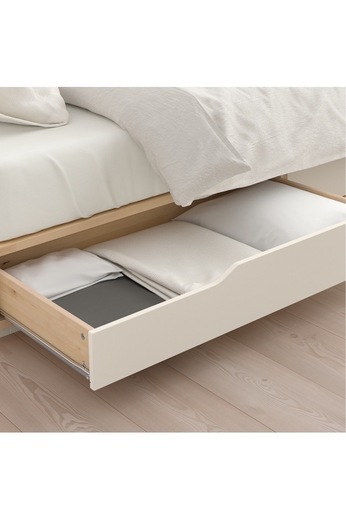 IKEA MANDAL マンダール　シングルサイズ ベッドフレーム　収納付き