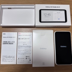 [美品]Galaxy 5G Mobile Wi-Fi SCR01...