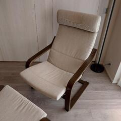 IKEA　ポエング　一人用チェアーの画像