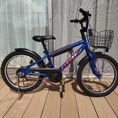 18インチ自転車　青