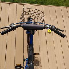18インチ自転車　青の画像