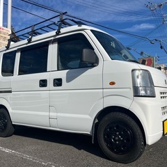 スズキ　エブリィ  ジョイン　ホワイト　チョイアゲ　カーナビ　E...