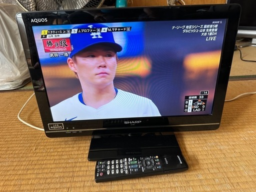 シャープ 19V型 液晶 テレビ AQUOS LC-19K7-B ハイビジョン