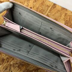 【793】ロングウォレット LANVIN ピンクの画像