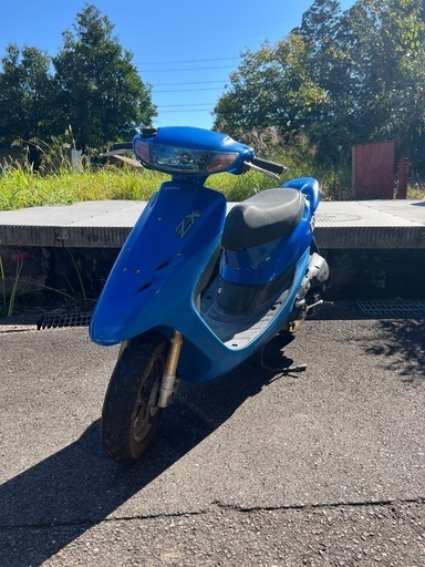 ホンダライブDIO ZX AF35 フルスケルトンブルー (にゃん太郎) 鍋原の