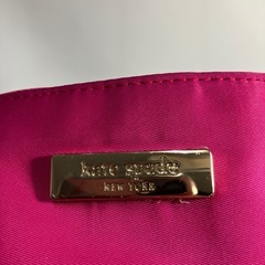 ☆値下げ☆K2410-307　kate spade リボン ショルダーバッグ ピンク 中古 汚れあり②の画像