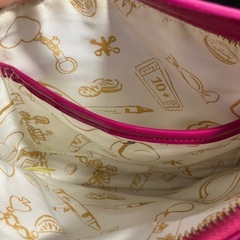 ☆値下げ☆K2410-307　kate spade リボン ショルダーバッグ ピンク 中古 汚れあり②の画像