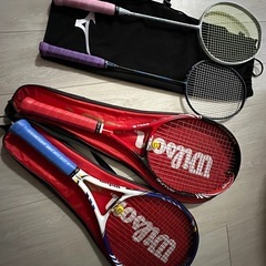 バドミントンしたい、テニスしたい