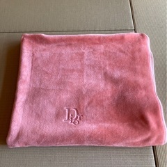 良品！　敷き毛布　クリスチャンディオール　かわいいピンク