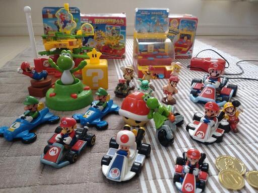 マリオ　ルイージ　ラジコン✩トミカ☆コインゲーム✩ミニカー