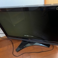 テレビ　画面90×60 液晶81×46画面の画像