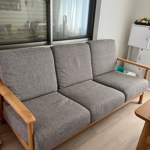 【お取引成立】ニトリ購入　3人掛けソファ　解体可