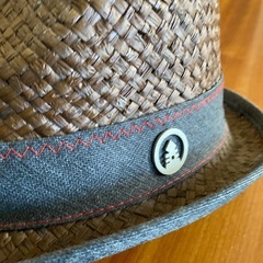 【値下げしました‼️】美品 LiViTY 中折れラフィアストローハット（メンズ、フリーサイズ）の画像