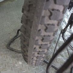 Ｄ819　★整備済み　中古　3人乗り対応　子乗せ付自転車★ブリヂストン　ビッケ【20インチ　　グレイ】の画像