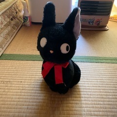 魔女の宅急便　ジジ　特大ぬいぐるみ
