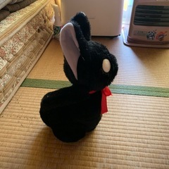 魔女の宅急便　ジジ　特大ぬいぐるみの画像