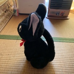 魔女の宅急便　ジジ　特大ぬいぐるみの画像