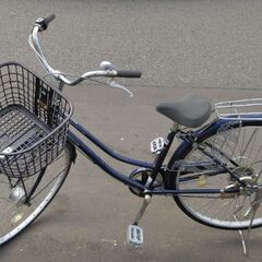 【売約済み】27インチ ? 中古 自転車 8980円 ?6段切替 ?鍵 ?オートライト付き 新規防犯登録料コミ 459