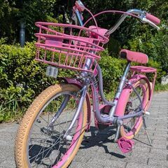 子供自転車　18インチ　補助輪アリ
