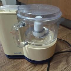 フードプロセッサーのガラス容器・蓋・羽のみ