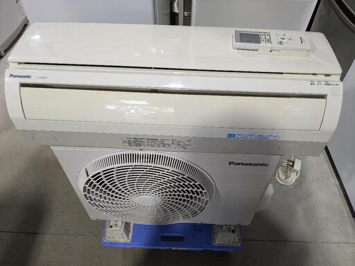 Panasonic　10〜12畳　2.8kw ルームエアコン CS-283CFR-W 2013年製　※室内機(本体右上に割れあり。)