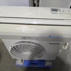 Panasonic　10〜12畳　2.8kw ルームエアコン CS-283CFR-W 2013年製　※室内機(本体右上に割れあり。)