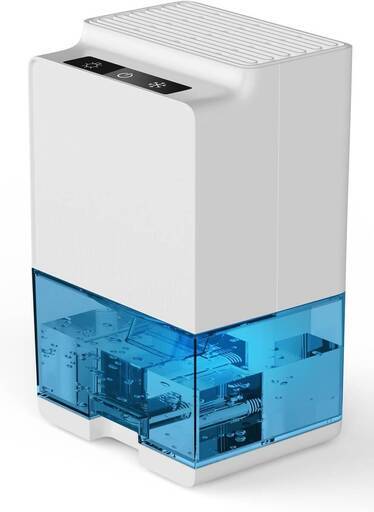 お取引中　除湿機 除湿器 小型 1000ml大容量 梅雨対策 - 七色ライト付き 省エネ 10畳まで対応 美品