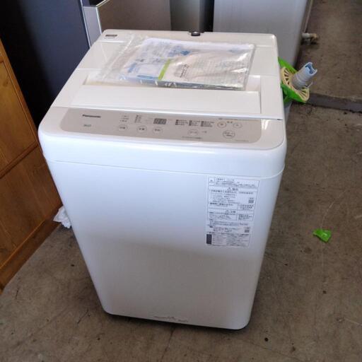 ほぼ未使用 Panasonic 全自動洗濯機 NA-F50B14 5kg 送風乾燥可 通電起動確認済 パナソニック