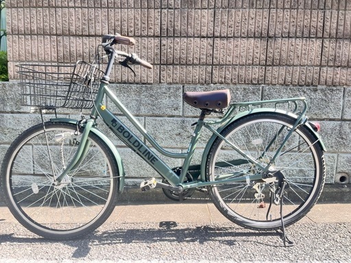 【26インチ変速付自転車】ボールドライン⭐️2年使用