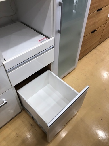 【軽トラック貸出サービス有】キッチンボード　ニトリ　ヨゴレ有　ホワイト