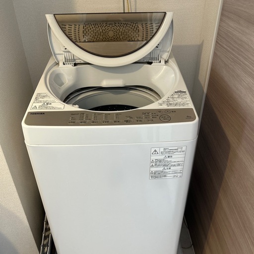再度値下げしました！！TOSHIBA 洗濯機　6kg
