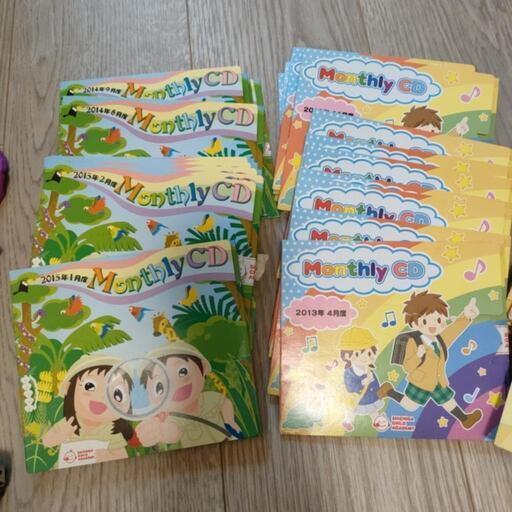 七田チャイルドアカデミー　幼児教室　知育教室　マンスリーCD 3年分
