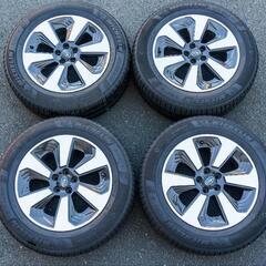 SJフォレスター用純正ホイールとミシュランX-ICE 3+スタッ...