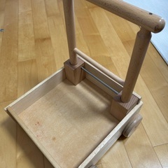 木製　手押し車